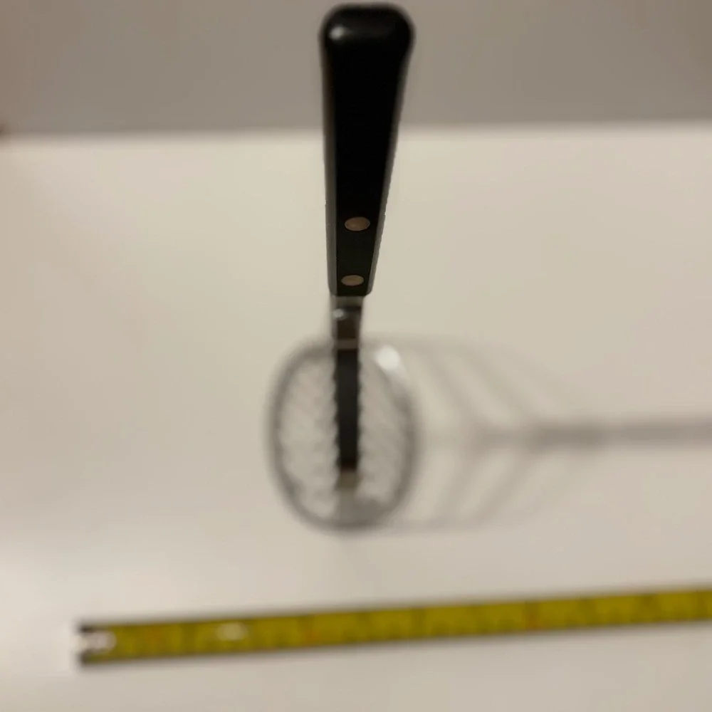 EKCO‎ FORGE Stainless Steel Potato Masher Black Handle Kitchen Tool